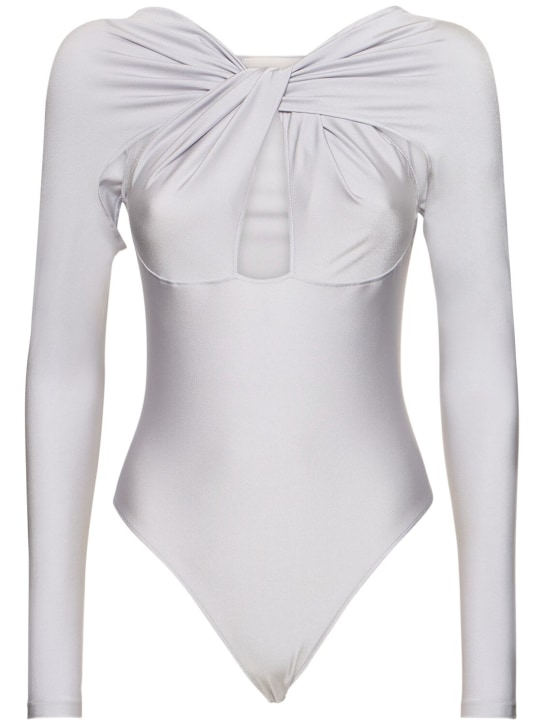 Twisted cutout jersey bodysuit - Coperni - Women | Luisaviaroma