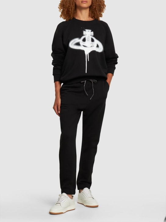 Vivienne Westwood: Sweatshirt aus Baumwolljersey - women_1 | Luisa Via Roma