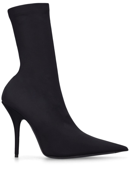 Balenciaga: 110mm hohe Stiefel aus Spandex „Knife“ - Schwarz - women_0 | Luisa Via Roma