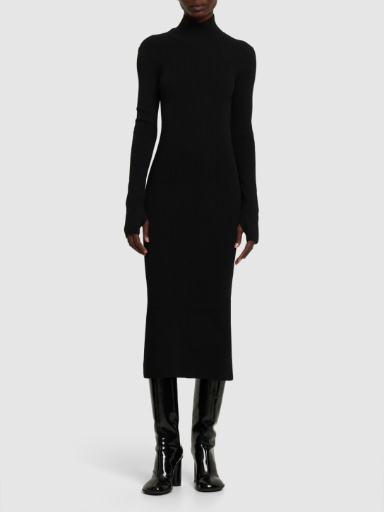 Marc Jacobs: Reversible knit dress - Siyah - women_1 | Luisa Via Roma