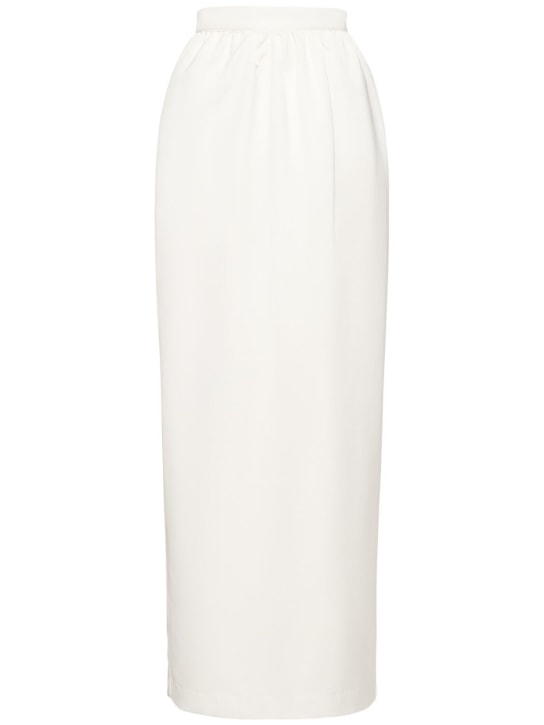 Weworewhat: Falda midi de satén - Blanco - women_0 | Luisa Via Roma