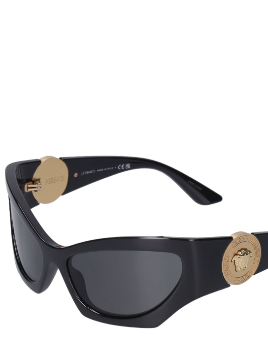 Versace: Medusa Coin cat-eye sunglasses - women_1 | Luisa Via Roma