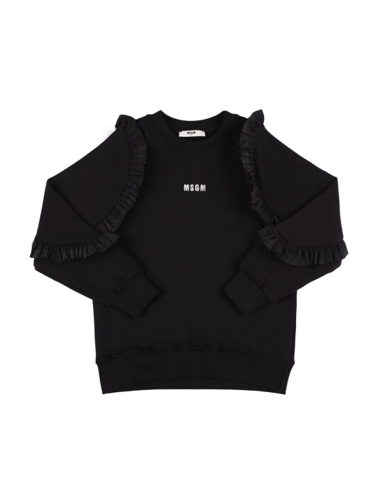 Msgm cropped sweatshirt sale