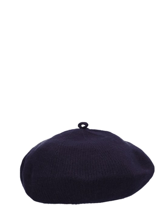 Polo Ralph Lauren: Wool Basco hat - Navy - kids-girls_0 | Luisa Via Roma