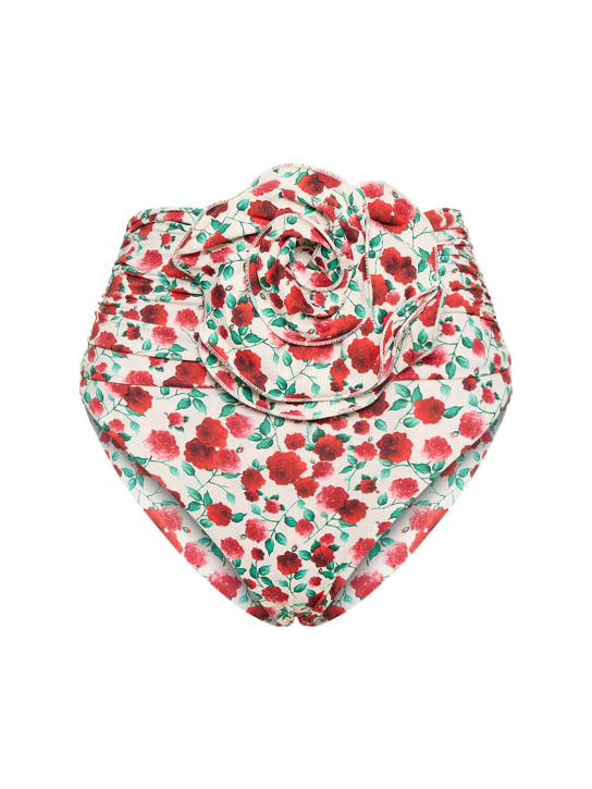 Magda Butrym: Bikinislip mit Druck mit Rose - Bunt - women_0 | Luisa Via Roma