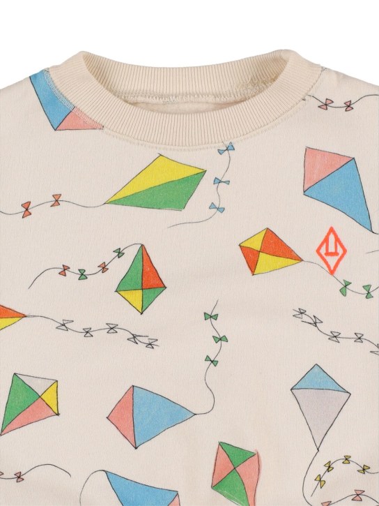 The Animals Observatory: Kite printed cotton sweatshirt - Multicolor - kids-girls_1 | Luisa Via Roma