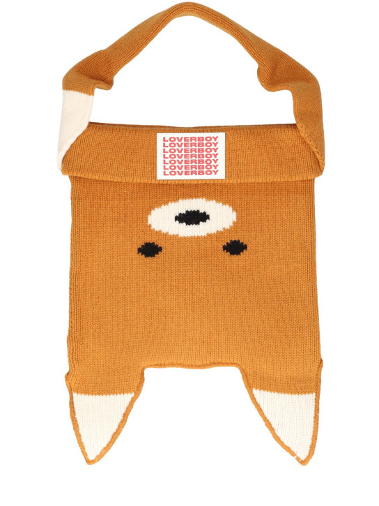 Mini knitted fox bag/hat - Charles Jeffrey LOVERBOY - Men