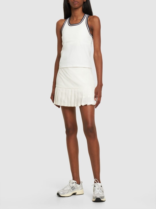 Tory Sport: Pleated  skirt - White - women_1 | Luisa Via Roma