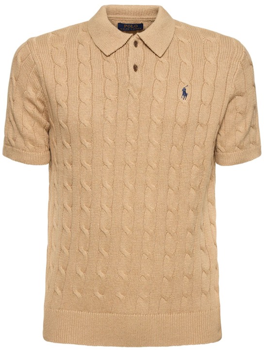 Short sleeve knit polo - Polo Ralph Lauren - Men | Luisaviaroma