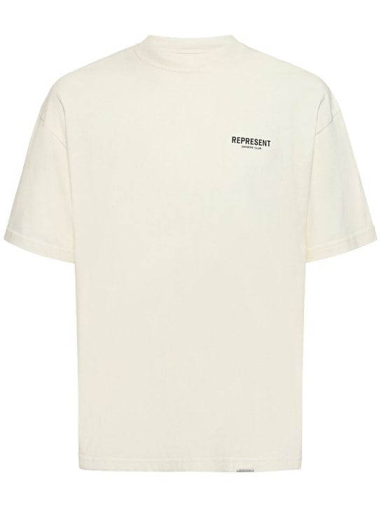 Owners club logo cotton t-shirt - Represent - Men | Luisaviaroma