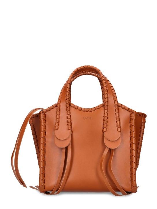 Chloé: Small Mony leather top handle bag - women_0 | Luisa Via Roma