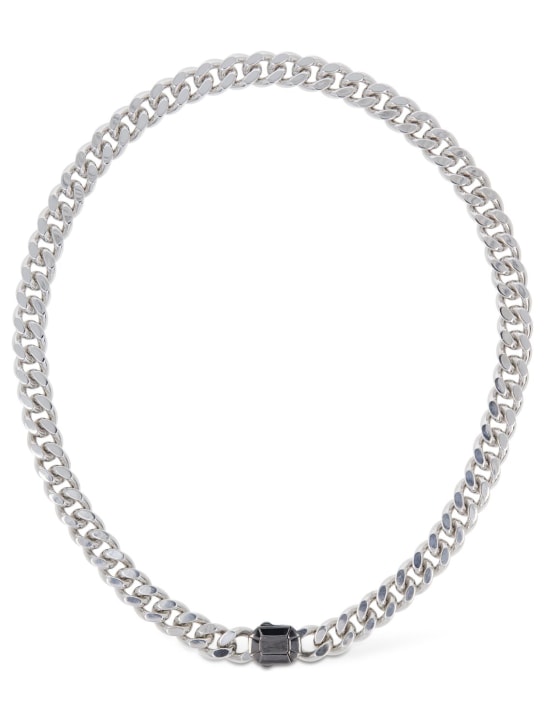 EÉRA: Dimitri brushed chain necklace - Silver - women_0 | Luisa Via Roma