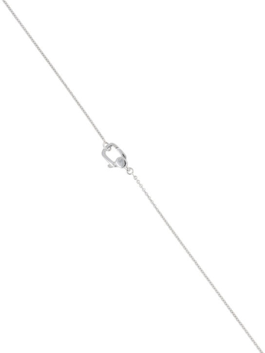 EÉRA: 18Kt Gold & diamond Double Hug necklace - Silver - men_3 | Luisa Via Roma