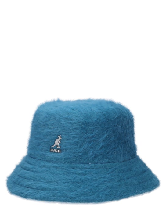 Kangol: Furgora casual angora blend bucket hat - Teal - men_1 | Luisa Via Roma