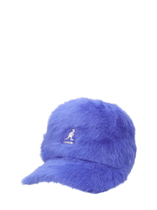Kangol: Furgora casual angora blend baseball cap - Blue - men_1 | Luisa Via Roma