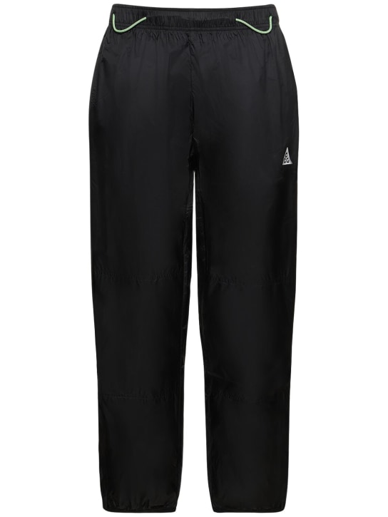 Nike: ACG Cinder Cone Windshell pants - Black/Lime Blas - men_0 | Luisa Via Roma