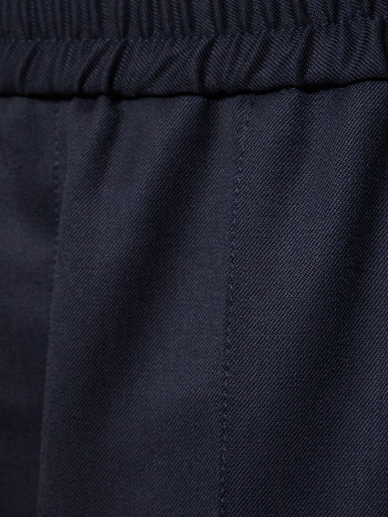 A.P.C.: Pantalon en laine Pieter - Bleu Marine - men_1 | Luisa Via Roma