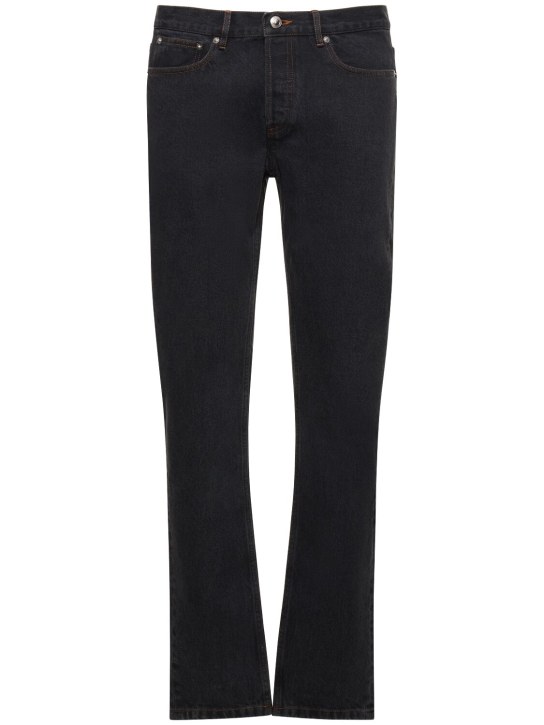 A.P.C.: Jeans skinny Petit New Standard 16cm - Negro - men_0 | Luisa Via Roma