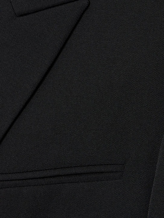 The Row: Laydon single breasted wool jacket - Black - men_1 | Luisa Via Roma