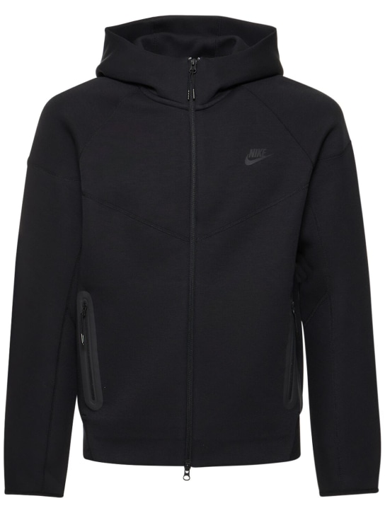 Nike: Sweat zippé en Tech Fleece à capuche Windrunner - men_0 | Luisa Via Roma