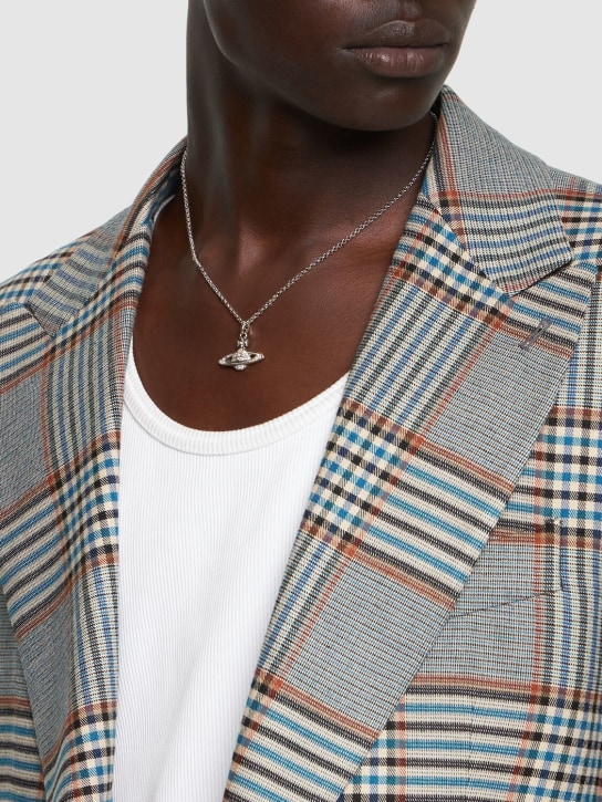 Vivienne Westwood: Man mini bas relief orb necklace - men_1 | Luisa Via Roma