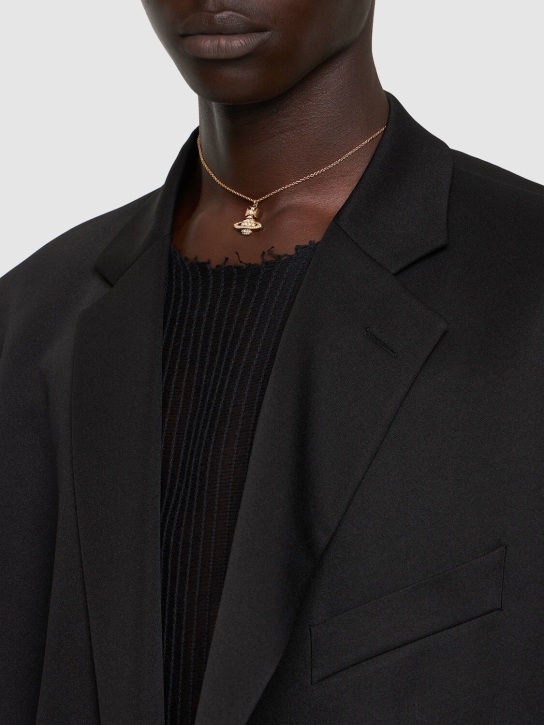 Vivienne Westwood: Luzia bas relief pendant necklace - men_1 | Luisa Via Roma