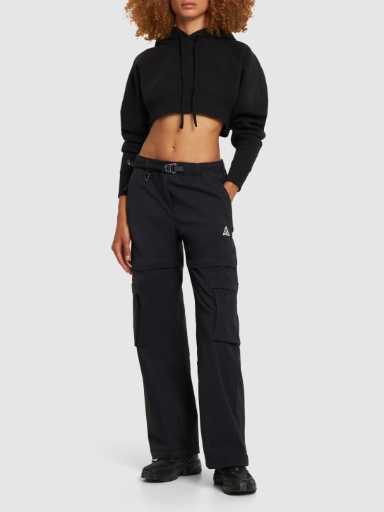 Nike: Pantaloni ACG con zip - Black/Summit Wh - women_1 | Luisa Via Roma