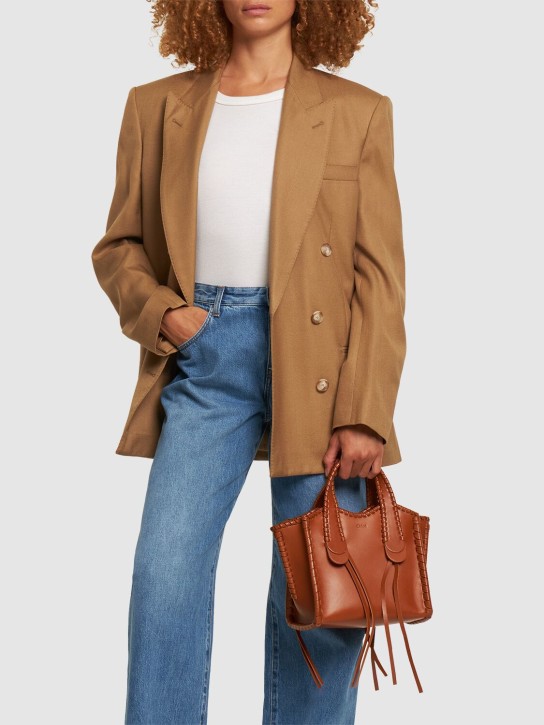 Chloé: Small Mony leather top handle bag - women_1 | Luisa Via Roma