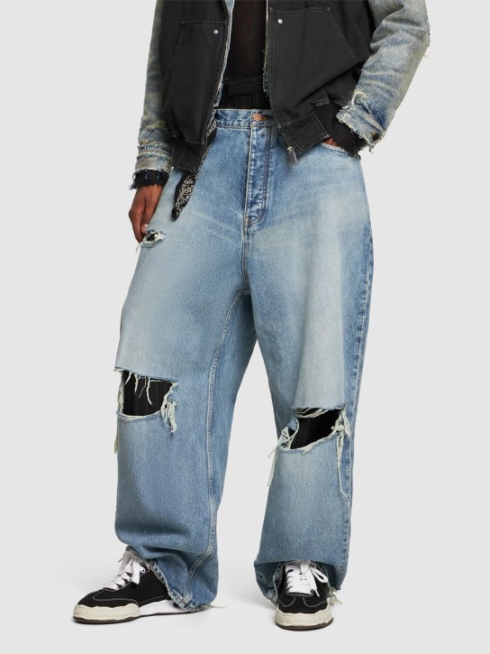 Mihara Yasuhiro: Harbie canvas low-top sneakers - Black - men_1 | Luisa Via Roma