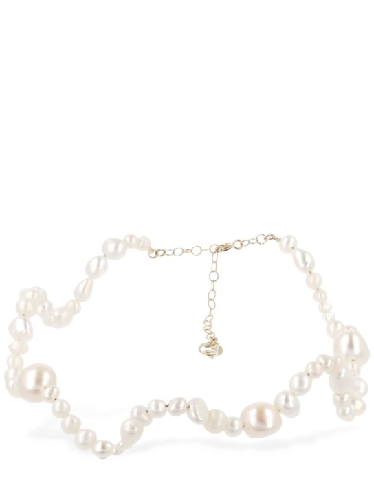 Lil Milan: Portami a ballare 9kt & pearl choker - women_0 | Luisa Via Roma