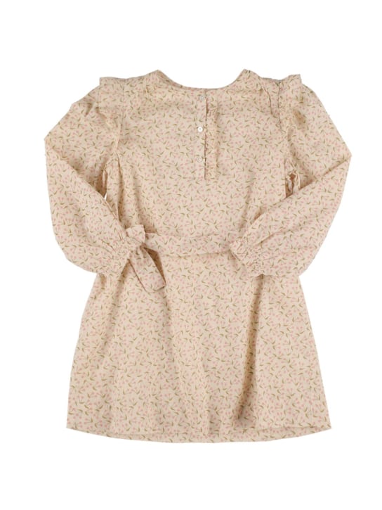 Bonpoint: Vestido de algodón estampado - kids-girls_0 | Luisa Via Roma