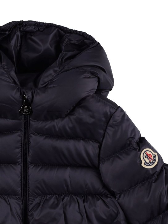 Moncler: Odile nylon down jacket - Navy - kids-girls_1 | Luisa Via Roma