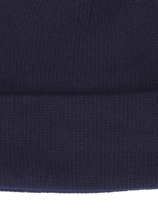 Annagreta: Viola羊毛帽子 - 蓝色/黑色 - men_1 | Luisa Via Roma