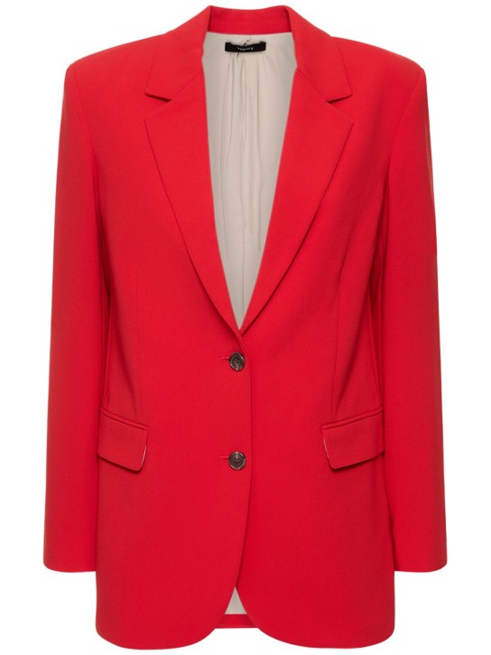 Theory: Slim tailored tech blazer - Kırmızı - women_0 | Luisa Via Roma
