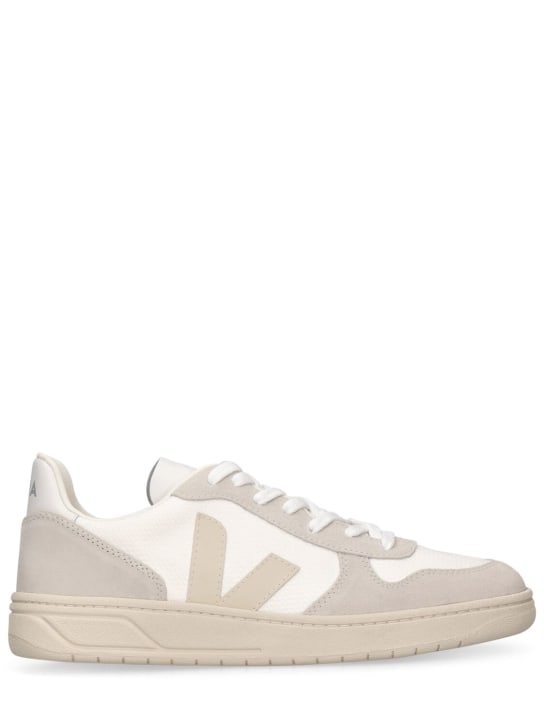 Veja: Sneakers V-10 - White/Natural/Pearl - men_0 | Luisa Via Roma
