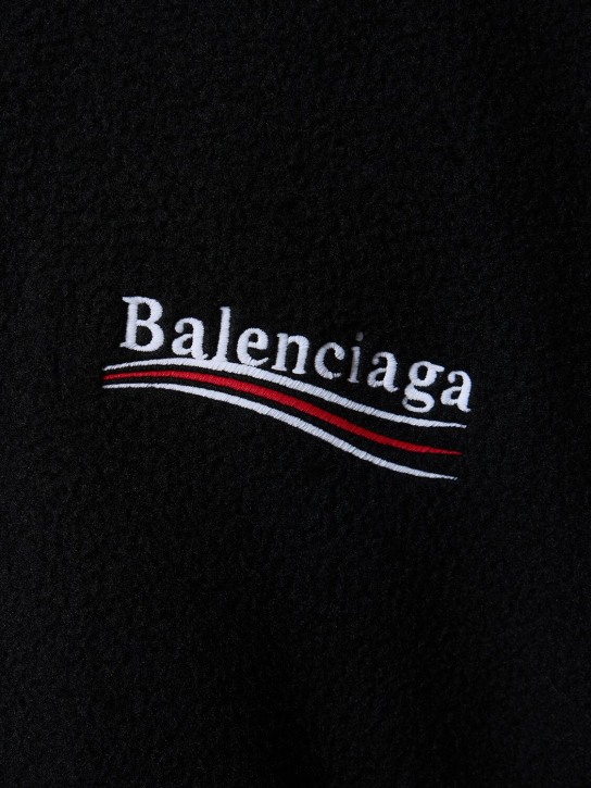 Balenciaga: Political Campaign tech jacket - Black - men_1 | Luisa Via Roma