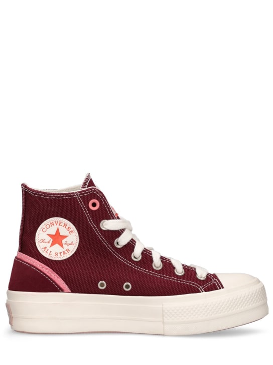 Converse: Chuck Taylor All Star Lift High sneakers - Deep Bordeaux - women_0 | Luisa Via Roma
