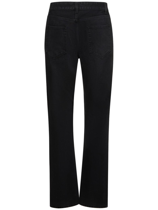 The Row: Carlisle cotton denim jeans - Black - men_4 | Luisa Via Roma