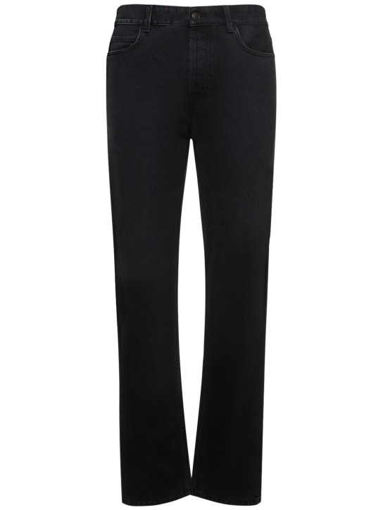 The Row: Carlisle cotton denim jeans - Siyah - men_0 | Luisa Via Roma
