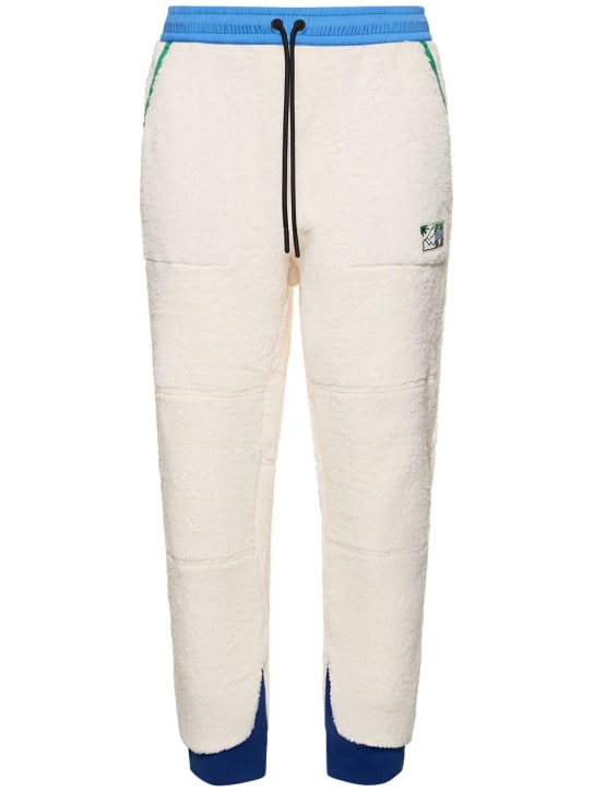 Moncler Grenoble: Day-namic Polartec尼龙运动裤 - 白色 - men_0 | Luisa Via Roma