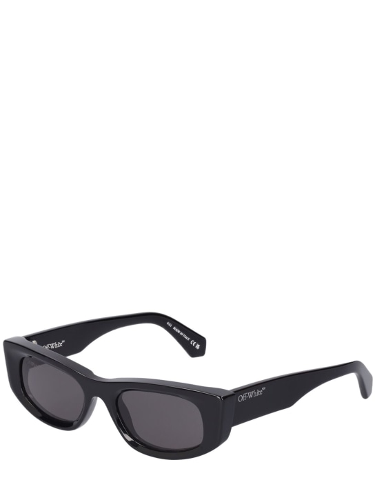 Off-White: Matera acetate sunglasses - Black/Dark Grey - men_1 | Luisa Via Roma