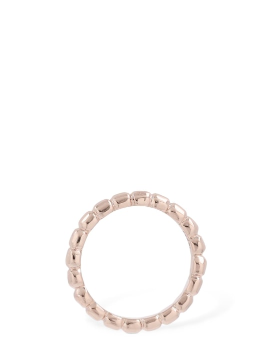 DoDo: 9kt Rose gold Granelli ring - Rose Gold - men_3 | Luisa Via Roma