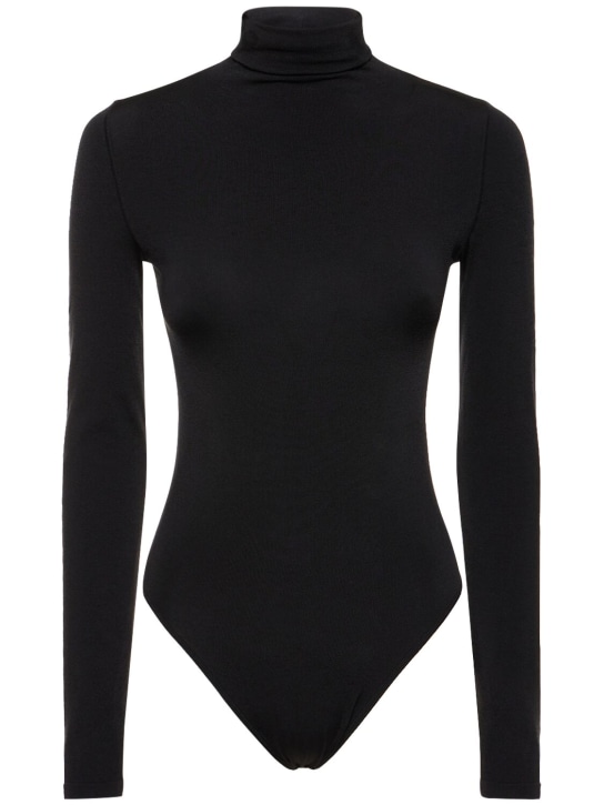Wolford: Colorado stretch jersey bodysuit - Black - women_0 | Luisa Via Roma