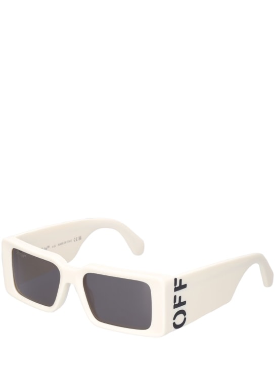 Off-White: Milano acetate sunglasses - White - men_1 | Luisa Via Roma