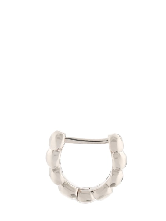 DoDo: Granelli hoop mono earring - Gümüş - women_1 | Luisa Via Roma