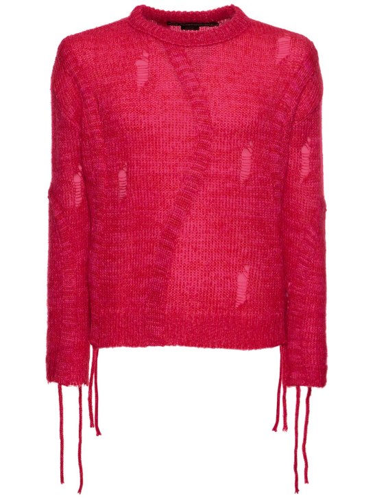 Andersson Bell: Stricksweater aus Mohairmischung „Colbine“ - Rot - men_0 | Luisa Via Roma