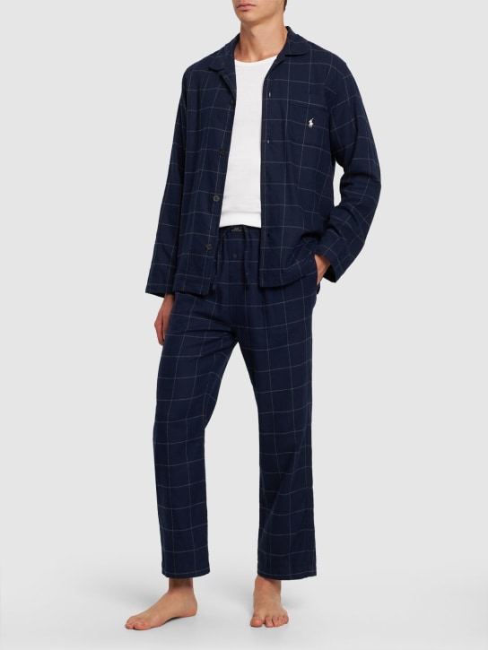 Polo Ralph Lauren: Schlafanzugset aus Baumwollpopeline - men_1 | Luisa Via Roma
