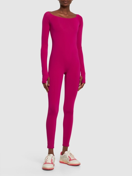 The Andamane: Nadia off-the-shoulder jumpsuit - Pink - women_1 | Luisa Via Roma