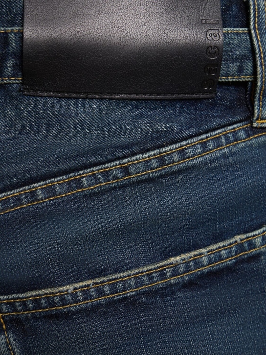 Sacai: Beyondexx cotton denim jeans - Blue - men_1 | Luisa Via Roma