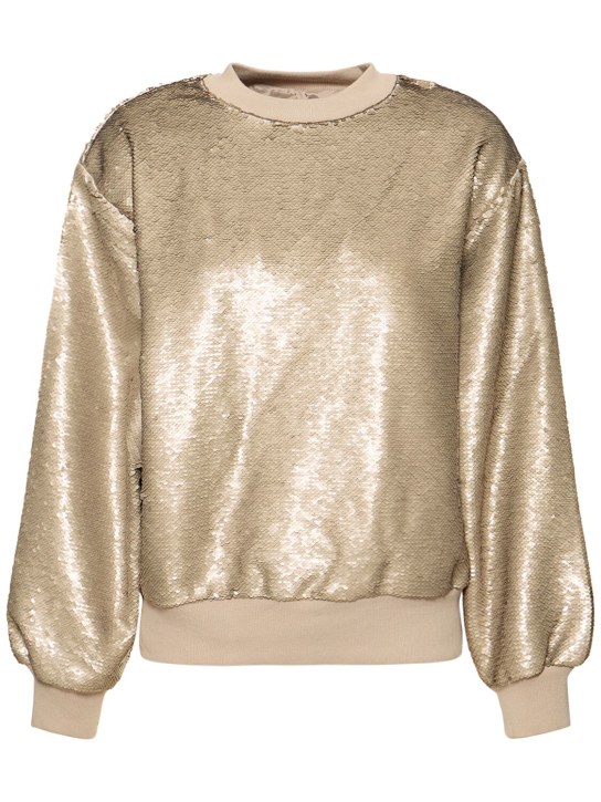 The Frankie Shop: Verziertes Sweatshirt „Metz“ - Gold - women_0 | Luisa Via Roma
